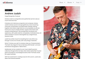 Image of Andrew Judah active profile on eiKelowna