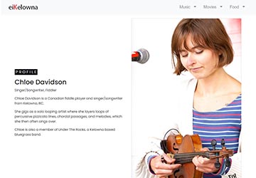 Image of Chloe Davidson Website