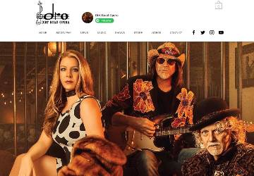 Image of Dirt Road Opera website