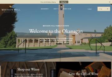 Image of Mission Hill website