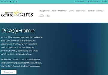 Image of Mary Irwin Theatre website