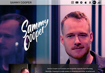 Image of Sammy Cooper Website