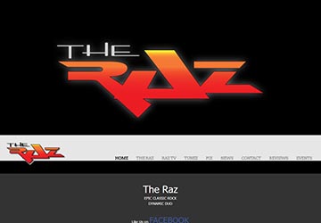 Image of The Raz website